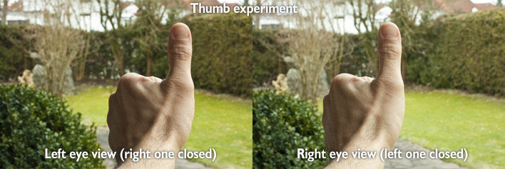 thumb experiment